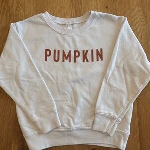Kids Pumpkin Crew Neck Sweatshirt
